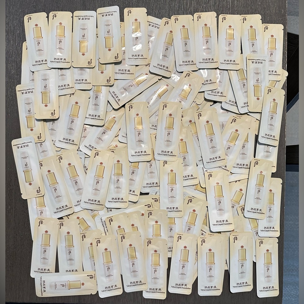The History of Whoo Velvet Liquid Foundation No.21 SPF30/PA++ 1ml x 40pcs